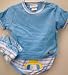 Baby Boy Large 6-9 Months, Puppy's Farm, 3 Pc Dress with Booties