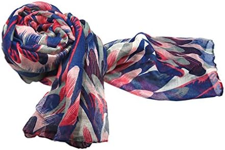 Women Long Scarves Nature Style Flower Desgin Scarf Shawl (Style 5)