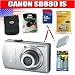 Canon PowerShot SD880IS 10MP Digital Camera with 4x Wide Angle Optical Image Stabilized Zoom (Silver) Package 3
