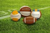 4tlg. Beach Ball-Set Dunlop Volleyball Basketball Fußball Football
