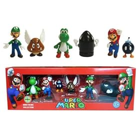 Nintendo 5cm Super Mario Series 1 Mini Figure Collectors Box Set