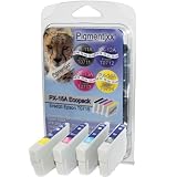 Pigmentixx PX-15A Ecopack (15ml pro Kompatible Druckerpatrone) Tintenpatronen Ersetzen Epson T0715 (T0711, T0712, T0713, T0714) - Kompatibel mit: Epson Stylus D78, D92, D120, DX4000, DX4050, DX4400, DX4450, DX5000, DX5050, DX6000, DX7000F, DX7400, DX7450, DX8400, BX300F, BX610FW, BX310F, BX340F, BX600FW, S21, S20von "Pigmentixx"