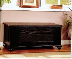 Coaster 900004 Lift Top Cedar Chest, Black