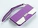 ULAK Dual Color Wallet Magnetic PU Leather Case with Stand Flip Cover for iPhone 6S & iPhone 6 4.7inch (Purple/White)