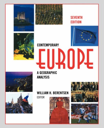 Contemporary Europe: A Geographic AnalysisFrom Brand: JOHN WILEY SONS