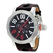 Adee Kaye #AK7220-M1 Men's Stainless Steel Oversized Chronograph Watch