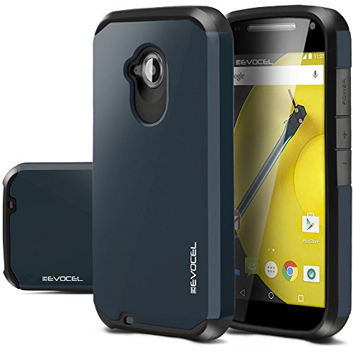 Moto E (2nd Gen) Case, Evocel® Dual Layer Armor Protector Case For Motorola Moto E2 (2nd Generation / 2015 Release) (Cricket / Boost Mobile / Sprint / Verizon / Virgin Mobile) - Shadow Blue Moto E (2nd Gen) Case, Evocel® Dual Layer Armor Protector Case For Motorola Moto E2 (2nd Generation / 2015 Release) (Cricket / Boost Mobile / Sprint / Verizon / Virgin Mobile) - Shadow Blue