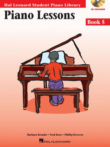 piano lessons book 5 bookenhanced cd pack hal leonard student piano library hal leonard student piano library