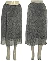 JUNIOR PLUS JONATHAN MARTIN Batik Print Chiffon Skirt, 2K62220Y