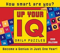 Up Your IQ Daily Puzzles 2009 Daily Boxed Calendar (Calendar)