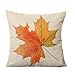 Iuhan Fashion Maple Leaf Pillow Case Sofa Waist Throw Cushion Cover Home Decor (B)