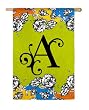 Gablecrest Monogram Silk Reflections Regular Size Flag - A