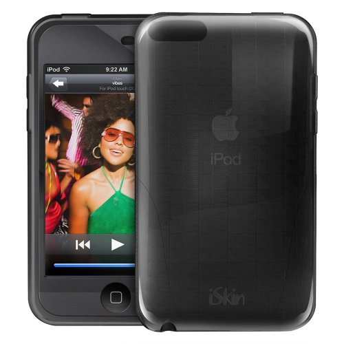 【正規品】 iSkin ソフトケース Vibes for iPod touch 2G Carbon VBST2G-BK