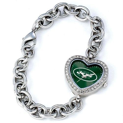 Game Time GTW-NFL-HEA-NYJ New York Jets NFL Ladies Heart Series Watch