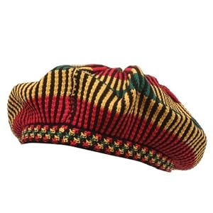 Rasta Beret Hats-Green Yellow W08S66C