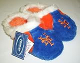 New York Mets MLB Youth Plush Slippers