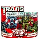 Transformers Movie Hasbro Robot Heroes Figure 2-Pack Protoform Jazz & Decepticon Brawl [Devastator]