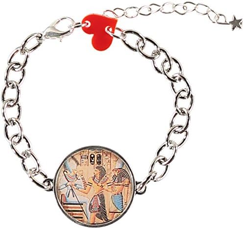 Sour Cherry Egyptian Hieroglyph Bracelet 5