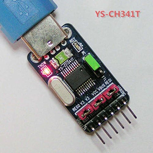 1pc USB to I2C UART 3.3V 5V TTL Serial Port CH341T RS232 RS485 Convertor