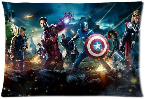 Captain America: The Winter Soldier Rectangle Pillow Cushion Cases Covers 20x30 (one side)superhero film the Marvel Comics