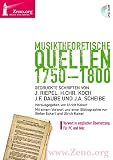 Musiktheoretische Quellen 1750�1800