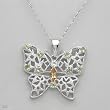 Necklace With 1.47ctw Precious Stones - Genuine Citrine, Peridots and Topaz Made in 925 Sterling silver. Total item weight 9.0g Length 16in
