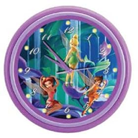 KNG Disney's Fairies LED Musical Wall Clock