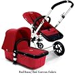 Bugaboo Cameleon Stroller Red Base, Red Canvas Fabric NEW!