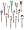 Inkology Original Rock Star Guitar Pen, Ball Point, Assorted Styles - 6 Pieces (630-5) Image #1 Inkology Original Rock Star Guitar Pen, Ball Point, Assorted Styles - 6 Pieces (630-5) Image #1