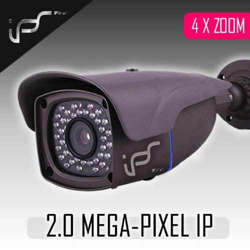 MegaIPCam IPS-913V HD 2 Mega Security Surveillance Bullet IP Camera Day/Night Waterproof H.264 ONVIF 1600*1200 Motion Detection 4 * Auto Zoom