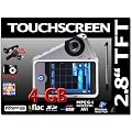 SILBER 4GB MP3-Player MP4-Player touchscreen 7,1cm (2,8 Zoll 2.8) + Mini SD Slot + Eingebaute KAMERA 1.3 MPixel + 4 GB SILBER