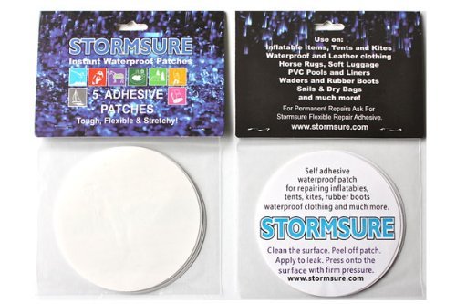 Stormsure Instant Waterproof Patches - 5 Self Adhesive Patches