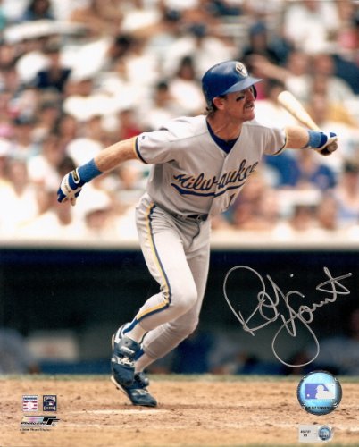 MLB Milwaukee Brewers Robin Yount Autographed 8-by-10-Inch Photograph