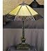 LAMPS BEAUTIFUL Craftsman Mission Lotus Leaf Metal Filigree Table Lamp by Meyda Tiffany--Excellent customer service--see our feedback.