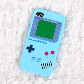 Iphone 4S 4 Nintendo Game Boy Silicone Case BLUE Color HIGH QUALITY GUARANTEE and Super Realistic... by 