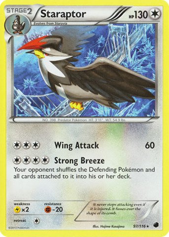 Pokemon - Staraptor (97/116) - Plasma Freeze