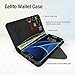 Galaxy S7 Edge Case, Cellto PU Leather Wallet [Black] Cover Stand and Reversible Magnetic Flap Flip Cover for Samsung Galaxy S7 Edge