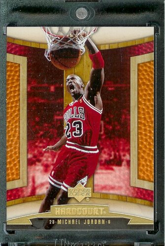 2006-07 Upper Deck Hardcourt #13 Michael Jordan Chicago Bulls Basketball Card - Mint Condition - In Protective Display Case