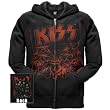 Kiss - Red Hit Zip Hoodie