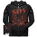 Kiss - Red Hit Zip Hoodie