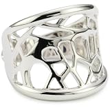 ELLE Jewelry Sterling Silver Butterfly Pattern Ring
