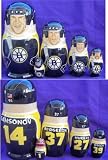 NHL Hockey Any Team your choice Russian Nesting Nested Stacking doll 5 pcs / 7 in