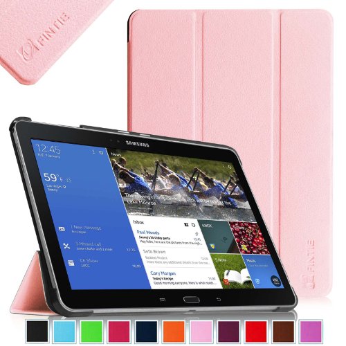 Fintie Samsung Galaxy Note Pro 12.2 &amp; Tab Pro 12.2 Slim Shell Case Cover - Slim Fit Lightweight Stand for NotePRO (SM-P900) &amp; TabPRO (SM-T900/T905) 12.2-inch Tablet Auto Sleep/Wake, Pink