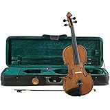 Cremona SV-175 Premier Student Violin Outfit 1/8 Size, Ebony Fittings, Aging Toner, Prelude Strings, Deluxe  Case