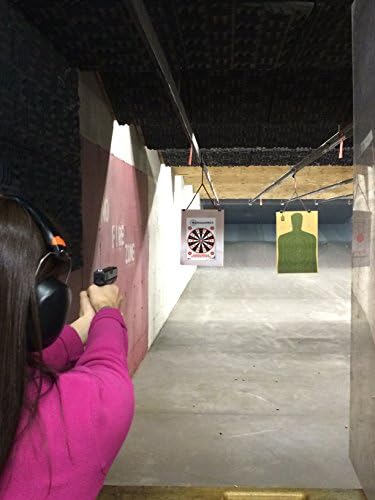Dartboard Paper Shooting Targets || High Visibility || Pack of 25 Paper Targets || 11" x 17"