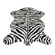 Zebra Narrow Stripe Pelt | Zebra Collection | Faux Fur Rug | 3 foot X 5 foot