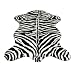 Zebra Narrow Stripe Pelt | Zebra Collection | Faux Fur Rug | 2 foot X 4 foot
