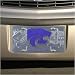 Kansas State Wildcats Heavy-Duty Color Pewter License Plate