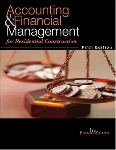 Accounting and Financial Management: For Residential Construction - Builderbooks - 0867186356 - ISBN:0867186356
