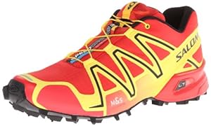 Salomon Men's Speedcross 3 Trail Running,Canary Yellow/Bright Red/Black,10.5 M US